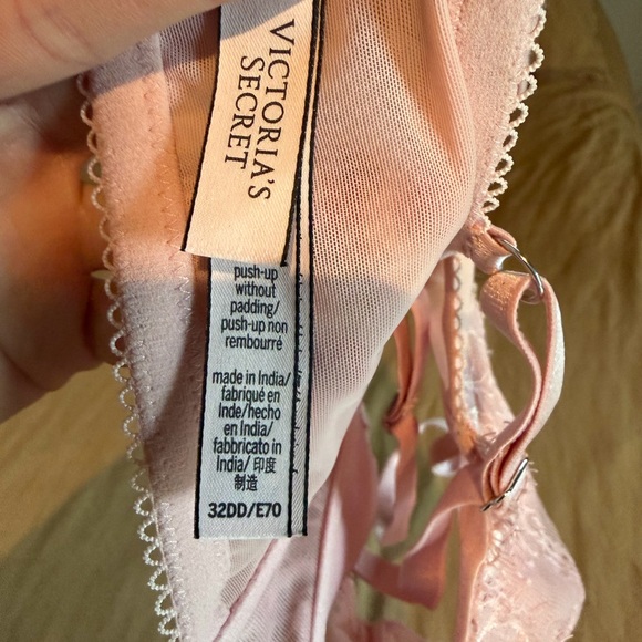 Wicked unlined Demi Lace Balconette Bra - Pink NWOT - Picture 3 of 3